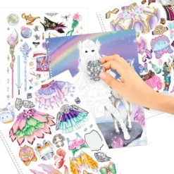 Clearance DEPESCHE Create your TOPModel - Malbuch mit Stickern Fantasy