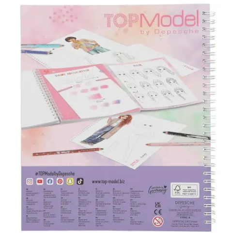 New DEPESCHE Create Your TOPModel Malbuch