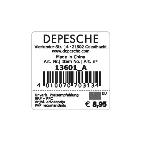 Sale DEPESCHE Create Your Wild Life mit Flock Stickern