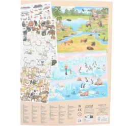 Outlet DEPESCHE Create your ZOO, Malbuch mit Stickern