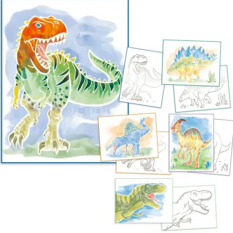 Online DEPESCHE Dino World Colour Me Up Paper