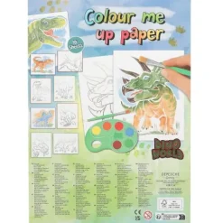 Online DEPESCHE Dino World Colour Me Up Paper