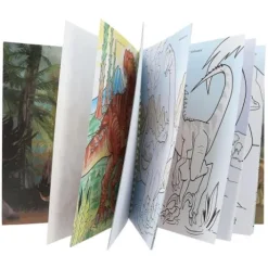 Hot DEPESCHE Dino World Malbuch mit Buntstiften