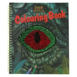 Outlet DEPESCHE Dino World Malbuch mit Pailletten