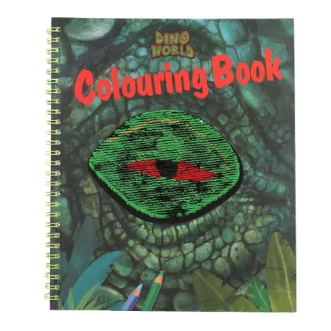 Outlet DEPESCHE Dino World Malbuch mit Pailletten