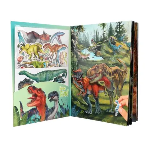 Clearance DEPESCHE Dino World mit Puffy Stickern