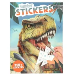 Hot DEPESCHE Dino World Number Sticker