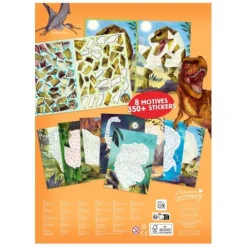 Hot DEPESCHE Dino World Number Sticker