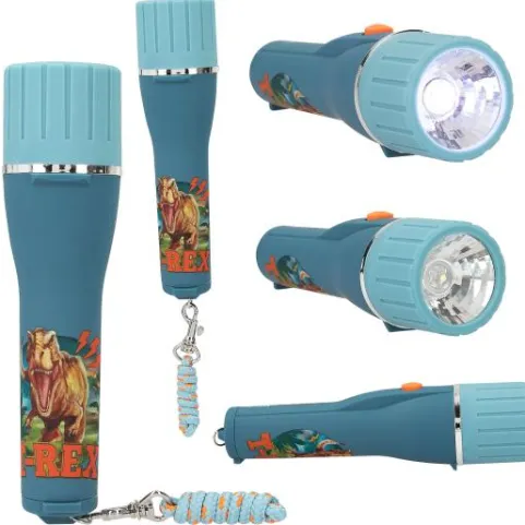 Online DEPESCHE Dino World Taschenlampe mit Timer