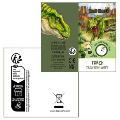 Online DEPESCHE Dino World Taschenlampe mit Timer