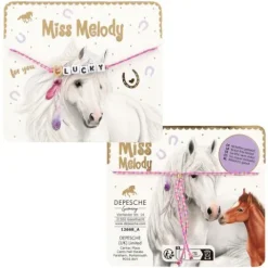 New DEPESCHE Miss Melody Armband Textil mit Statement