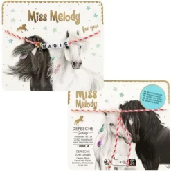New DEPESCHE Miss Melody Armband Textil mit Statement
