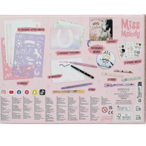 New DEPESCHE Miss Melody Briefbox Handlettering