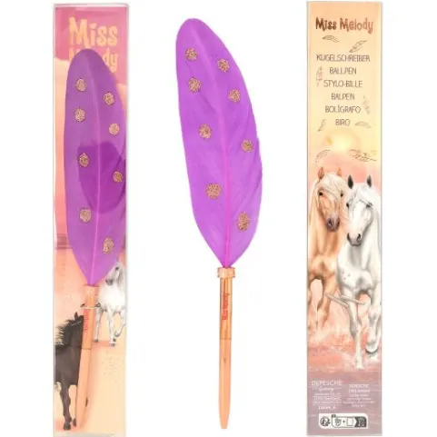 Clearance DEPESCHE Miss Melody Feder-Kugelschreiber