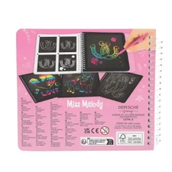 Sale DEPESCHE Miss Melody Mini Magic Scratch Book
