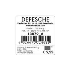 Clearance DEPESCHE Miss Melody Number Sticker