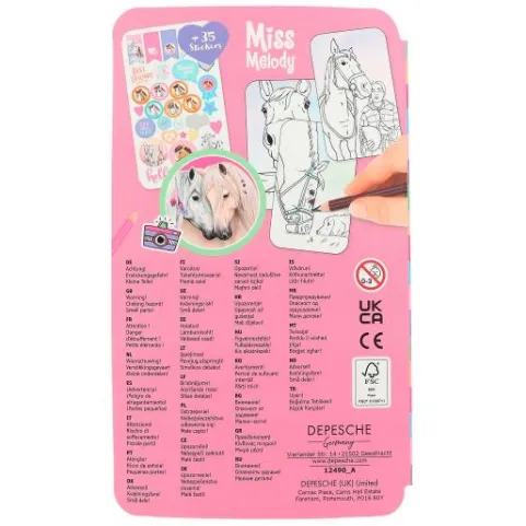 Discount DEPESCHE Miss Melody SELFIE Colouring Book
