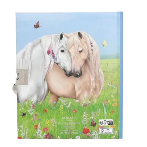 New DEPESCHE Miss Melody Tagebuch mit Stickern, Motiv 1