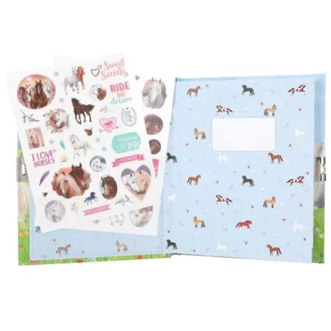 New DEPESCHE Miss Melody Tagebuch mit Stickern, Motiv 1