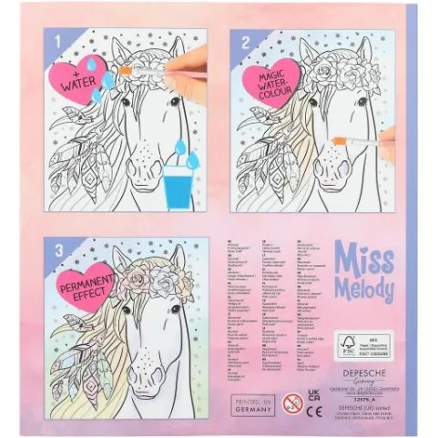Discount DEPESCHE Miss Melody Watercolour Book