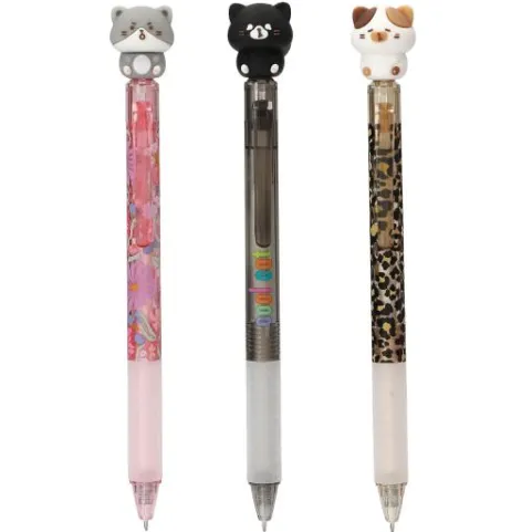 Outlet DEPESCHE PENfection Gelstift mit Katzen Topper