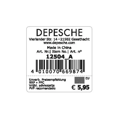 DEPESCHE Princess Mimi Blechdöschen mit Hasen-Topper