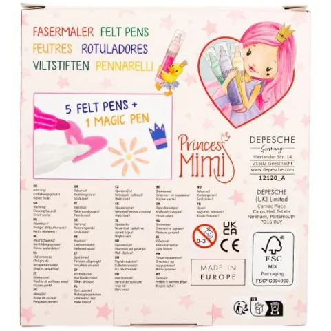Outlet DEPESCHE Princess Mimi Magische Filzstifte