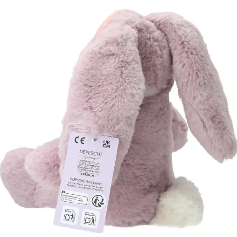 DEPESCHE Princess Mimi Plüsch Hase lila mit Schlafmaske