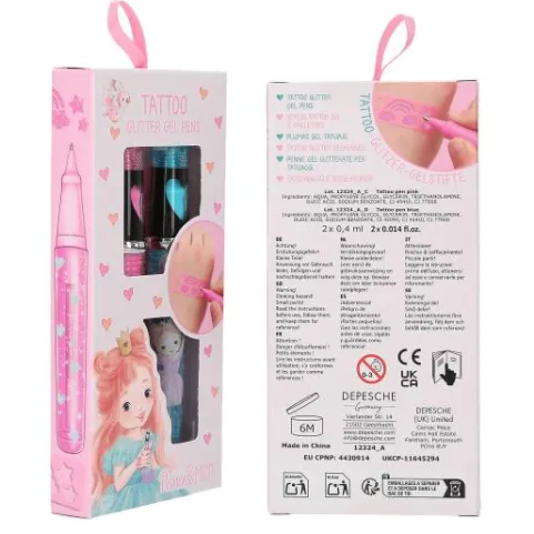 DEPESCHE Princess Mimi Tattoo Glitzer Gelstifte
