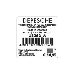 New DEPESCHE SNUKIS Flauschiger Hase Rosa