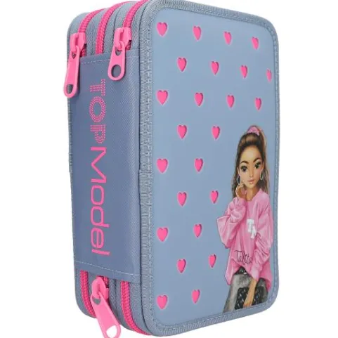 Discount DEPESCHE TOPModel 3 Fach Federtasche mit Silikon Pins