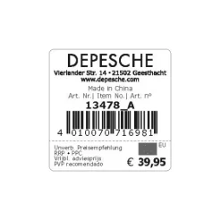 Discount DEPESCHE TOPModel 3 Fach Federtasche mit Silikon Pins