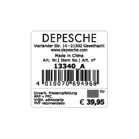 DEPESCHE TOPModel 3 Fach Federtasche Capybara