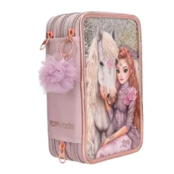 Best DEPESCHE TOPModel 3 Fach Federtasche VIVA VIOLET