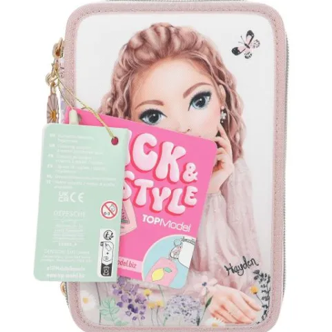 Hot DEPESCHE TOPModel 3 Fach Federtasche SUMMER FEELING