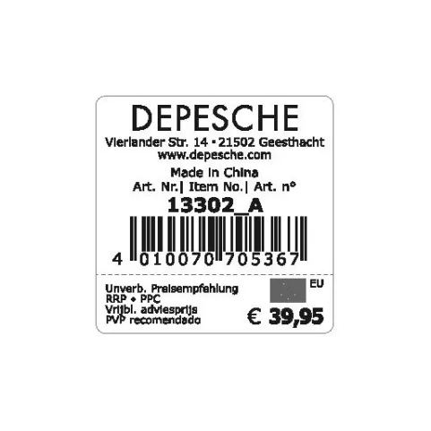 Hot DEPESCHE TOPModel 3 Fach Federtasche SUMMER FEELING