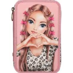 Discount DEPESCHE TOPModel 3 Fach Federtasche mit Schleifen LEOHEART