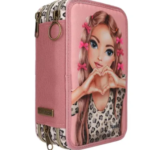 Discount DEPESCHE TOPModel 3 Fach Federtasche mit Schleifen LEOHEART