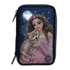 Hot DEPESCHE TOPModel 3 Fach Federtasche LED WOLF
