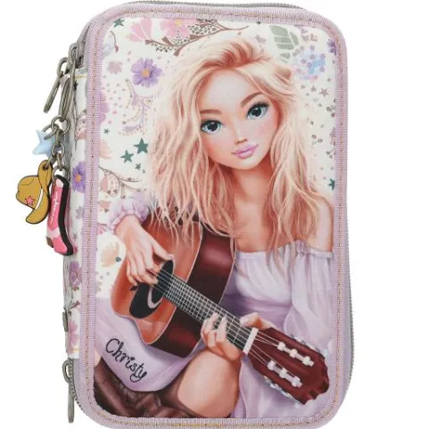 Hot DEPESCHE TOPModel 3 Fach Federtasche COWGIRL