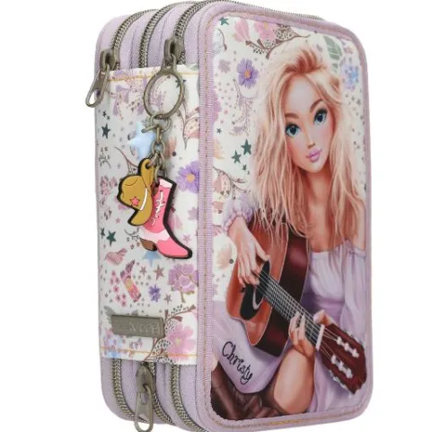 Hot DEPESCHE TOPModel 3 Fach Federtasche COWGIRL