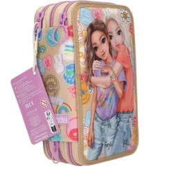 Sale DEPESCHE TOPModel 3 Fach Federtasche GIRL POWER
