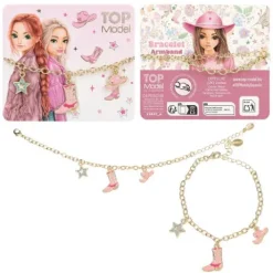 Hot DEPESCHE TOPModel Armband mit Charms COWGIRL