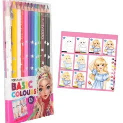 New DEPESCHE TOPModel Basic Buntstifte Set 12 Farben