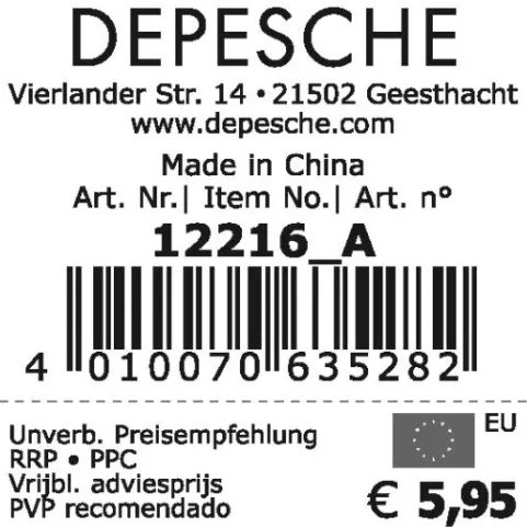 New DEPESCHE TOPModel Basic Buntstifte Set 12 Farben
