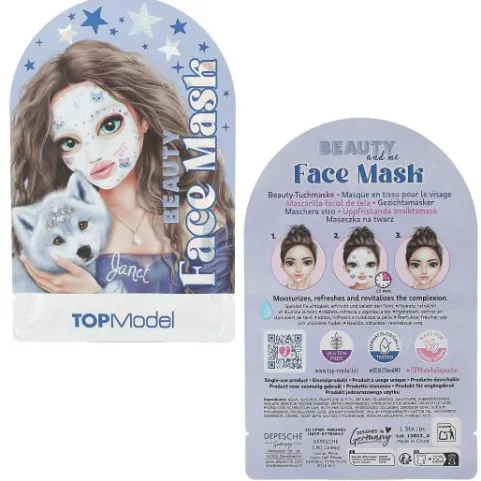 Hot DEPESCHE TOPModel Beauty Tuchmaske BEAUTY and ME