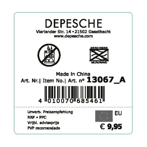 Outlet DEPESCHE TOPModel Becher FLORAL