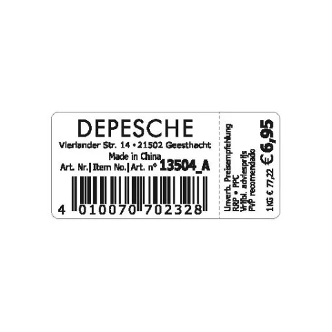 Sale DEPESCHE TOPModel bedruckte Badebombe BEAUTY and ME