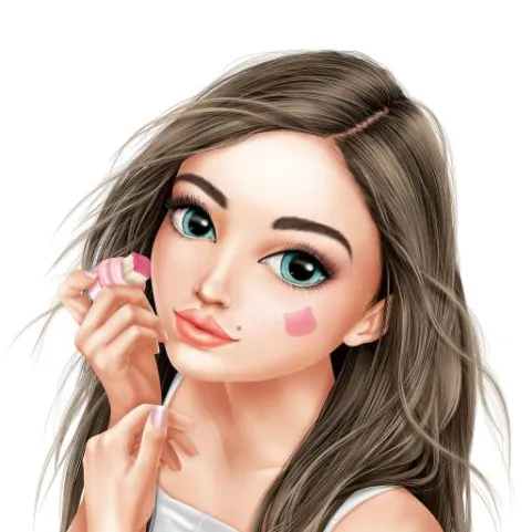 Clearance DEPESCHE TOPModel Blush Stamp BEAUTY and ME