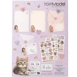 Hot DEPESCHE TOPModel Briefpapier CAT LOVE